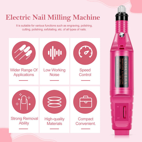 Gel Nail Kit and Nail Drill Machine Set,20 Pcs Gel Nail Polishes 36W LED U V Nail Lamp 6 Pcs Nail Extension Gel UV Acrylic Gel with Manicure Tools Nail Decoration for Nail Builder