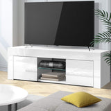 Entertainment Unit 130cm Length TV Cabinet Wooden TV Stand, White