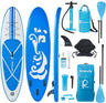 Stand Up Paddle Board, 10.6'x32''x6'' Inflatable Paddle Board with SUP Accessories, Included Hand Pump, Adjustable Paddle/ Seat, Waterproof Bag, for Yoga, Fishing, Touring