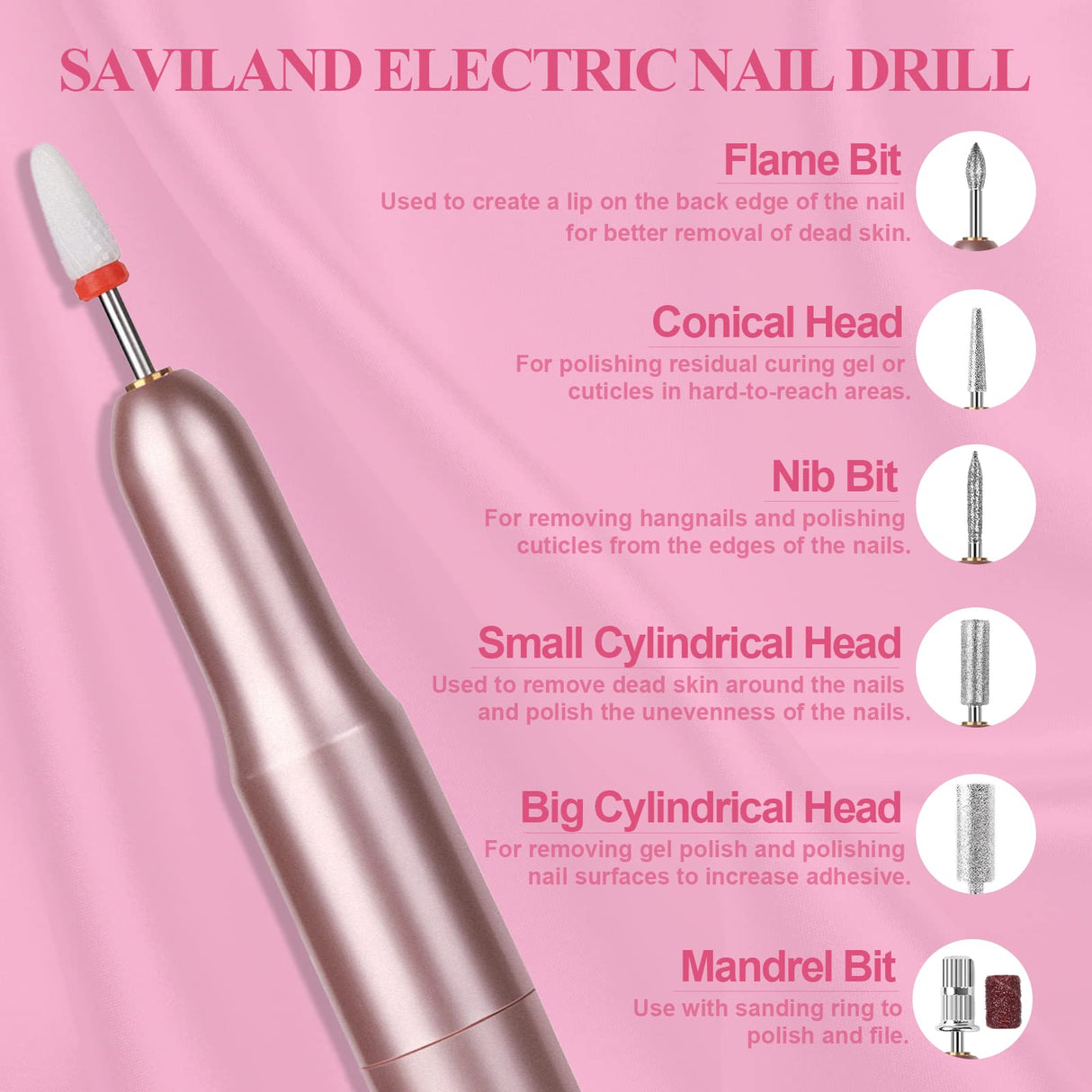 Acrylic Nail Kit with Nail Drill - White/Pink/Clear Acrylic Powder and Liquid Set Acrylic Nail Brush Nail Supplies Nails Kit for Beginner with Everything for Acrylic Nails Art Design Home DIY