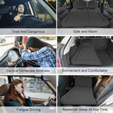 3 in 1 SUV Air Mattress, Inflatable Mattress for Car|Backseat SUV Mattress with Electric Air Pump-2 Support Fillers & 2 Pillows Fits SUV|MPV|Sedan|Minivan for Road Trip Camping Black