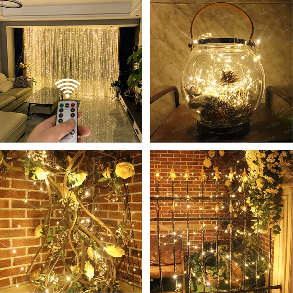 300PCS LED String Lights Curtain Lights I