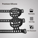 Bike Strap Plus Universal Top Tube Handlebar Bike Strap Holder for waterbottle, raincoat, supplies, music speaker, Cycling Accessories Strap for Mountain Road Bike, Camping accessories for diameters 22-88mm