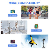 Sensyne 62" Selfie Stick,4 in 1 Professional Selfie Stick Tripod with Wireless Remote and Phone Holder, Phone Tripod with 1/4 Screw Compatible with iPhone Android Phone, Camera