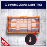 22 Drawers Storage Cabinet Tool Box Bin Organizer