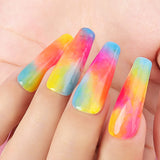 AIMEILI Soak Off UV LED Gel Nail Polish Neon Multicolour/Mix Colour/Combo Colour Set Of 6pcs X 10ml - Kit Set 11