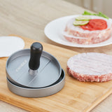 Burger Press, Non-Stick Burger Press Aluminum Hamburger Patty Maker with 100 Wax Papers for BBQ Grill