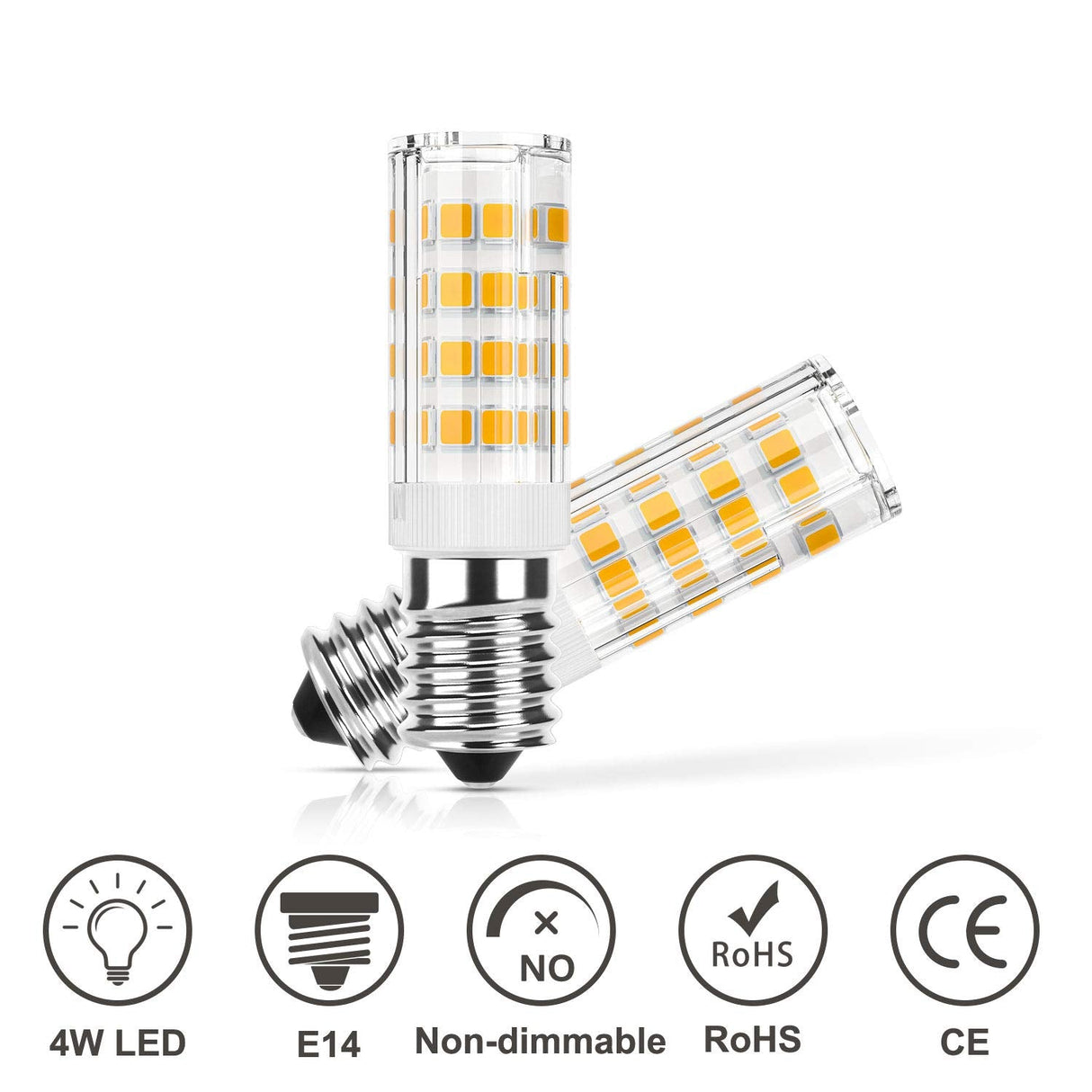 DiCUNO E14 LED Light Bulb 4W (40W Halogen Equivalent)