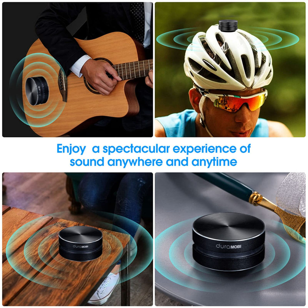 Wirelessly BT Speaker Bone Conduction Speakers Mini Portable Loud Stereo Sound Built-in Mic Sound Box Bone Conduction Speakers