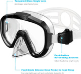 Dry Snorkel Set,Panoramic Wide View,Anti-Fog Scuba Diving Mask,Professional Snorkeling Gear