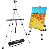 Artist Easel Aluminum Field Easel Stand with Bag for Table-Top/Floor