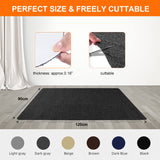 Office Chair Carpet Mat for Wooden Hard Floor & Ceramic Tile (Rolled Package), Large Carpet Protector Floor Mat for Gaming Rolling Chair, Computer Desk, Office Under Desk, Home (90x120cm)