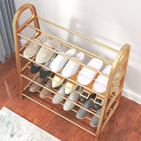 Simplicity A-Shaped 4 Tier Shoe Rack- Shoe Storage Organiser (White)