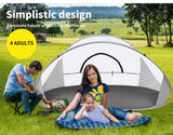 Mountview Pop Up Tent Camping Beach Tents 4 Person Portable Hiking Shade Shelter