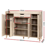 Artiss 26 Pairs Shoe Cabinet Rack Timber Storage Organiser