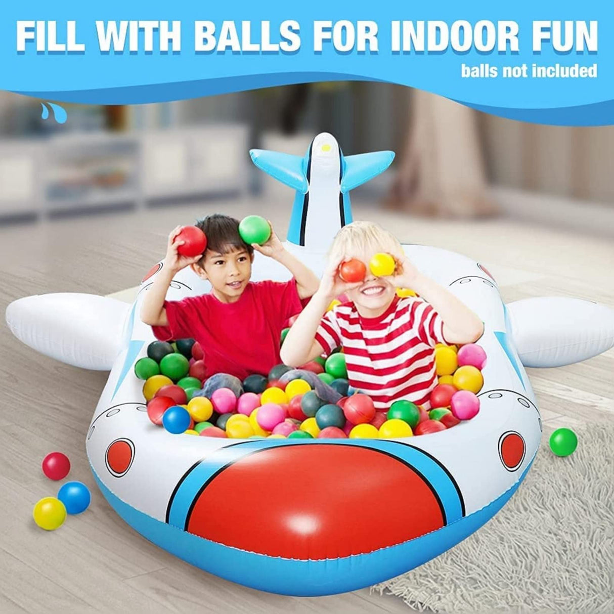 Inflatable Sprinkler Pools Spaceship Above Ground Water Pool Extra Large Thicker PVC Swimming Pool Splash Pad Outdoor and Indoor Play Mat Water Toys for Boys Girls (Spaceship)