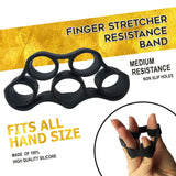 Premium Quality Hand Grip Strengthener Exercise Set (5-in-1 pack) with Carry Bag - Adjustable Resistance Hand Gripper 5-60 KG, Finger Exerciser, Finger Stretcher, Grip Ring, Squeeze Stress Ball, and Exercise Guide