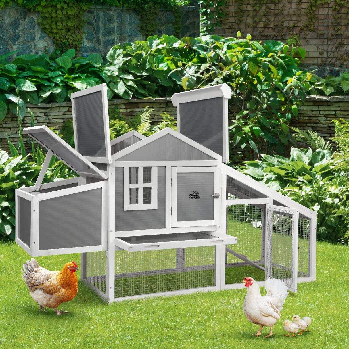 Chicken Coop Rabbit Hutch Large Wooden Pet House