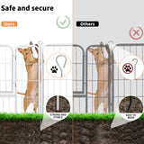 8 Panel 32'' Pet Dog Playpen Puppy Exercise Cage Enclosure Fence Metal