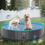 Foldable Dog Pet Pool Portable Kiddie Pool for Kids, PVC Bathing Tub, Outdoor Swimming Pool for Large Small Dogs