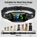 Dog Bark Collar, Rechargeable Smart Barking Collar, Anti Barking Training Collar with 5 Adjustable Sensitivity Beep Vibration Shock, Bark Shock Collar for Large Medium Small Dogs