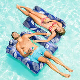 Hammock Inflatable Pool Chair Float,FORPET Water Hammock Lounges with Multi-Purpose Swimming Pool Accessories, Water Floating Lounge Bed Sofa for Outdoor, Beach, Pool