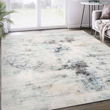 Area Rugs, Modern Soft Abstract Rugs for Living Room, Bedroom, Kitchen, Dining Room, Medium Pile Home Decor Carpet Floor Mat (Grey 9, 200 * 250CM)