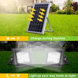 Solar Flood Lights Outdoor Dusk to Dawn Remote Solar Lights 10W 6V 13.6"x 9.3"