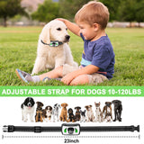 Dog Bark Collar with Additional Mini Remote - Bark Collar with 4 Training Modes -IPX7 Waterproof Dog Training Collar for Garden & Courtyard - Safe No Shock Bark Collar for Large Dog, Medium&Small Dogs