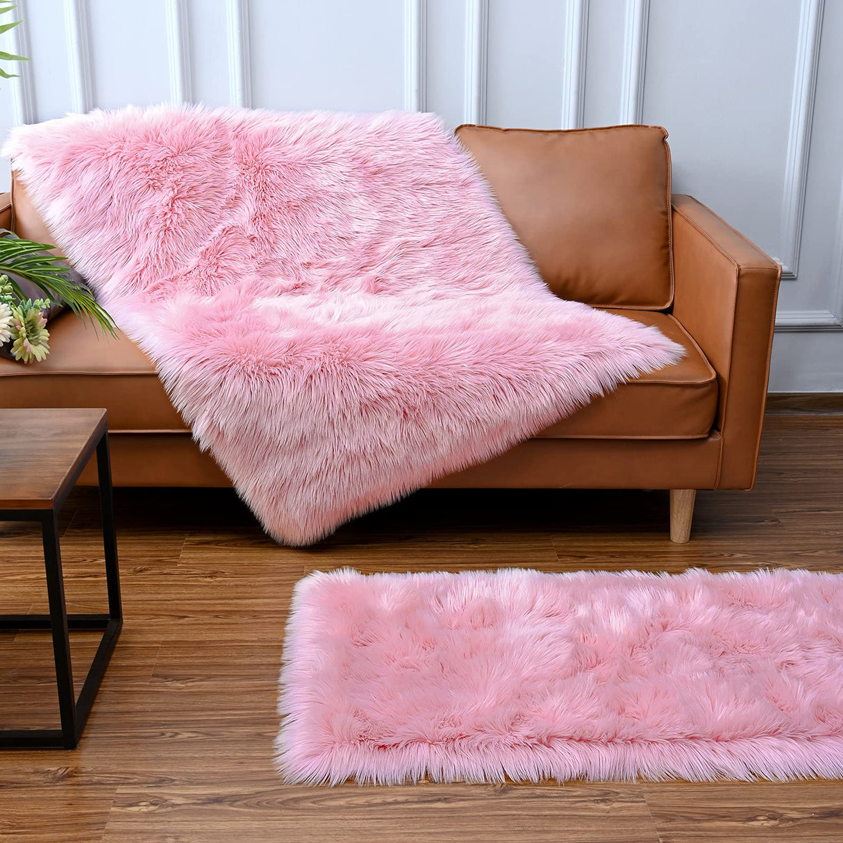 Soft Faux Fur Fluffy Area Rug 2ft x 4ft