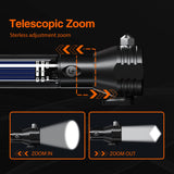 LED Flashlight Solar Power Tactical Flashlight