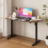 Electric Standing Desk,Ergonomic Sit Stand Desk Height Adjustable Motorised Computer Workstation 140cm Splice Desktop