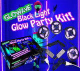 Black Lights for Glow Party! 115W Blacklight LED Strip kit. 4 UV Lights to Surround Your neon Party. Ultraviolet Lighting for Big Rooms. Easy Set up! Glow in The Dark Party Supplies. Halloween Decor