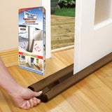 Twin Draft Guard Extreme, Original Door Draft Stopper, Single, Brown Year-Round Insulator, Trademarked and Patented Under Door Draft Stopper