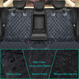 Dog Car Seat Cover for Back Seat Cover for Kids with Dog Seat Belt Non Stick Fur Car Seat Protector for Dogs Nonslip Water Proof Durable Dog Car Seat Cover for Truck SUV