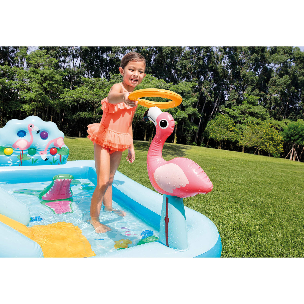 Intex Jungle Adventure Inflatable Play Center, for Ages 2+, Multicolor