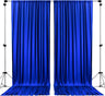 10 feet x 8 feet Polyester Backdrop Drapes Curtains Panels with Rod Pockets - Wedding Ceremony Party Home Window Decorations - Black (DRAPE-5X8-BLACK)