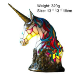 Unicorn Table Lamp Decor Cartoon Night Light Tablescape Decorations Desk Lamp