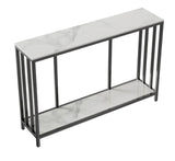 Marble Stone Console Entryway Table Sofa Side Table Kitchen Dining Room Shelves