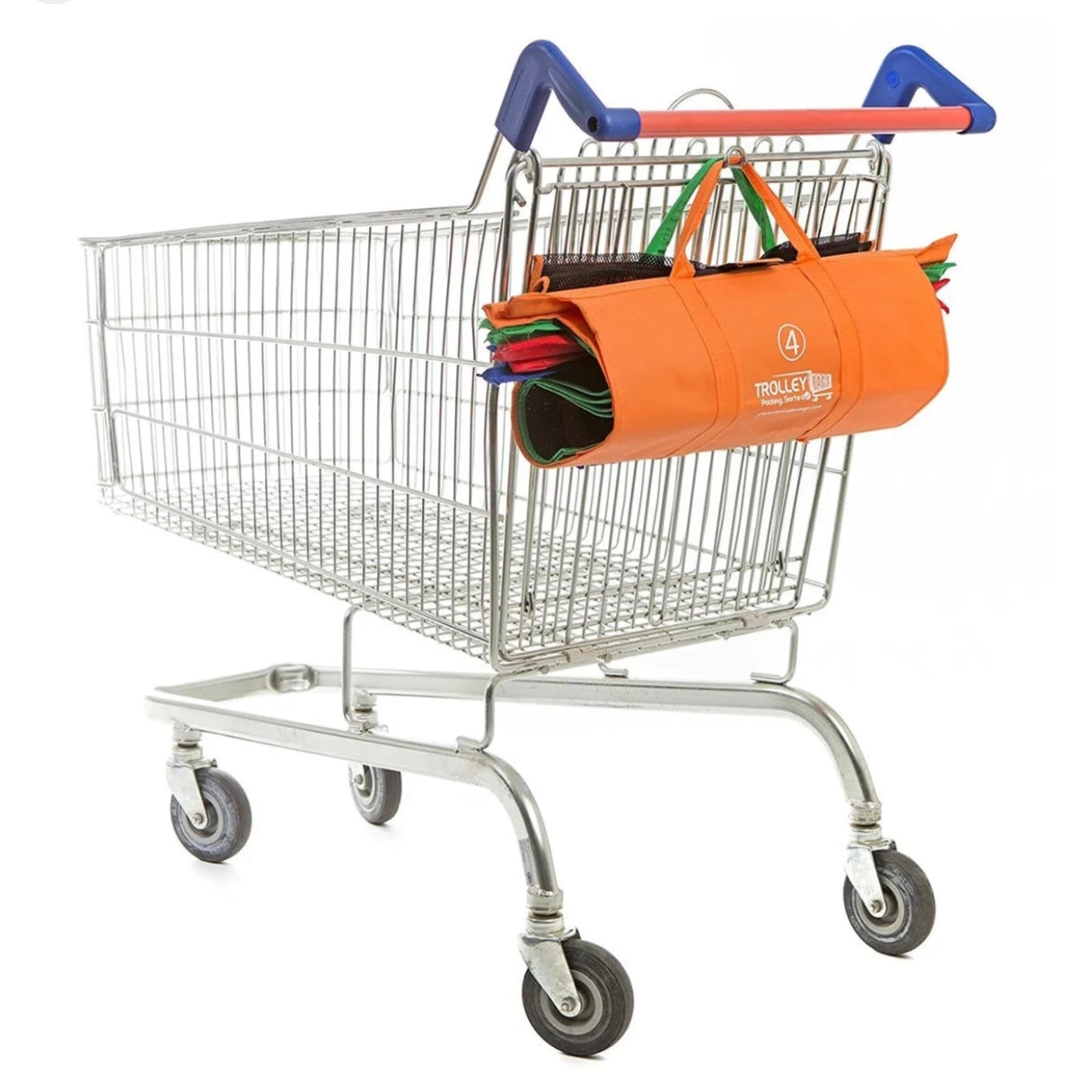 4-Piece Shopping Trolley Bags Organizer Set