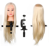 26" inch Hair Hairdressing Training Head With Clamp Hair Mannequin Practice Doll