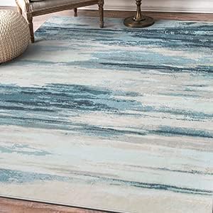 Area Rugs, Modern Soft Abstract Rugs for Living Room, Bedroom, Kitchen, Dining Room, Medium Pile Home Decor Carpet Floor Mat (Grey 9, 200 * 250CM)