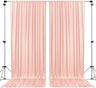 10 feet x 8 feet Polyester Backdrop Drapes Curtains Panels with Rod Pockets - Wedding Ceremony Party Home Window Decorations - Black (DRAPE-5X8-BLACK)