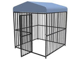 Large Heavy Duty Dog Cage Kennel Metal Hutch Pet Crate 180cm High