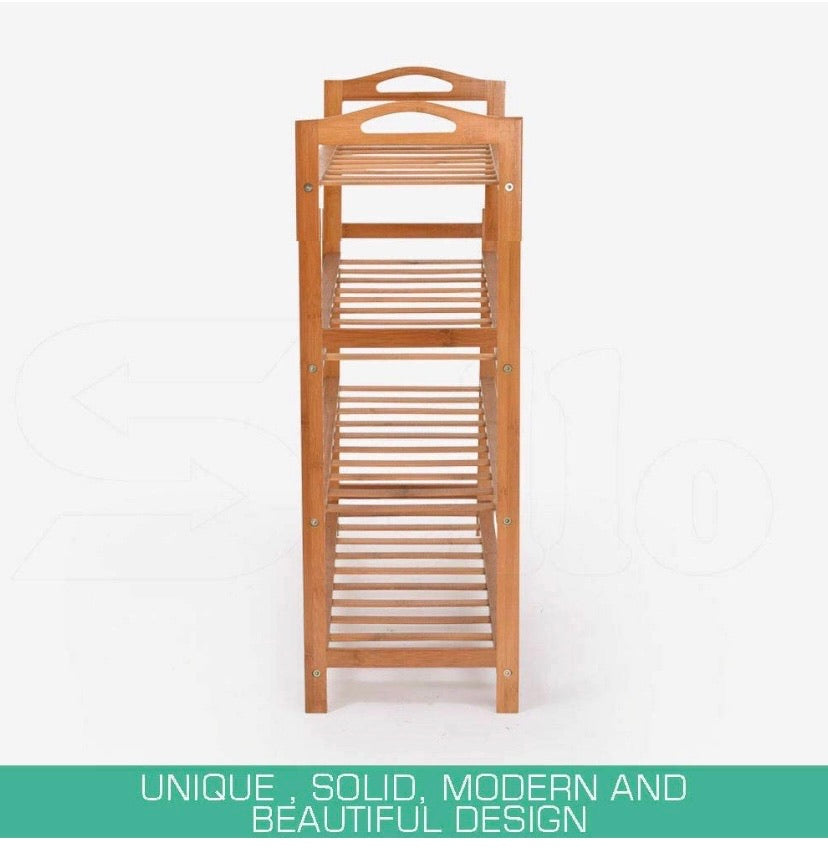 4 Tiers Bamboo Shoe Rack