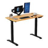 Dual Motor Electric Standing Desk Height Adjustable Sit Stand Desk Riser Office