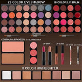 Professional Makeup Kit Set Eyeshadow Palette Blush Lipstick Beauty Cosmetic 19