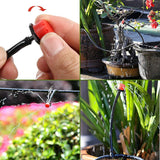 Irrigation Drip Kit,25M Kit Drip Irrigation System Garden Automatic Irrigation Micro Flow Drip Plant