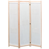 Solid Pine Wood 3-Panel Room Divider 120x170cm Privacy Screen Stand.