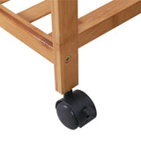 Strong Wooden Clothes Rack With Wheels